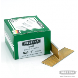 PREBENA N25CNKHA GALVANİZLİ REÇİNE KAPLAMALI BAŞLI ÇİVİ