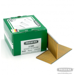 PREBENA N40CNKHA GALVANİZLİ REÇİNE KAPLAMALI BAŞLI ÇİVİ