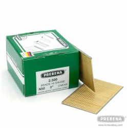 PREBENA N50CNKHA GALVANİZLİ REÇİNE KAPLAMALI BAŞLI ÇİVİ