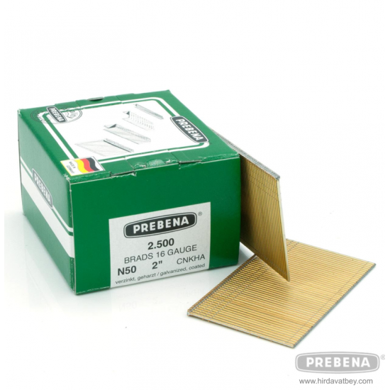 PREBENA N50CNKHA GALVANİZLİ REÇİNE KAPLAMALI BAŞLI ÇİVİ